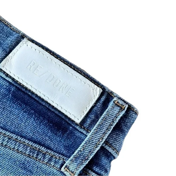 Re/Done 90’s High Rise Extra Crop Jeans - Picture 9 of 11